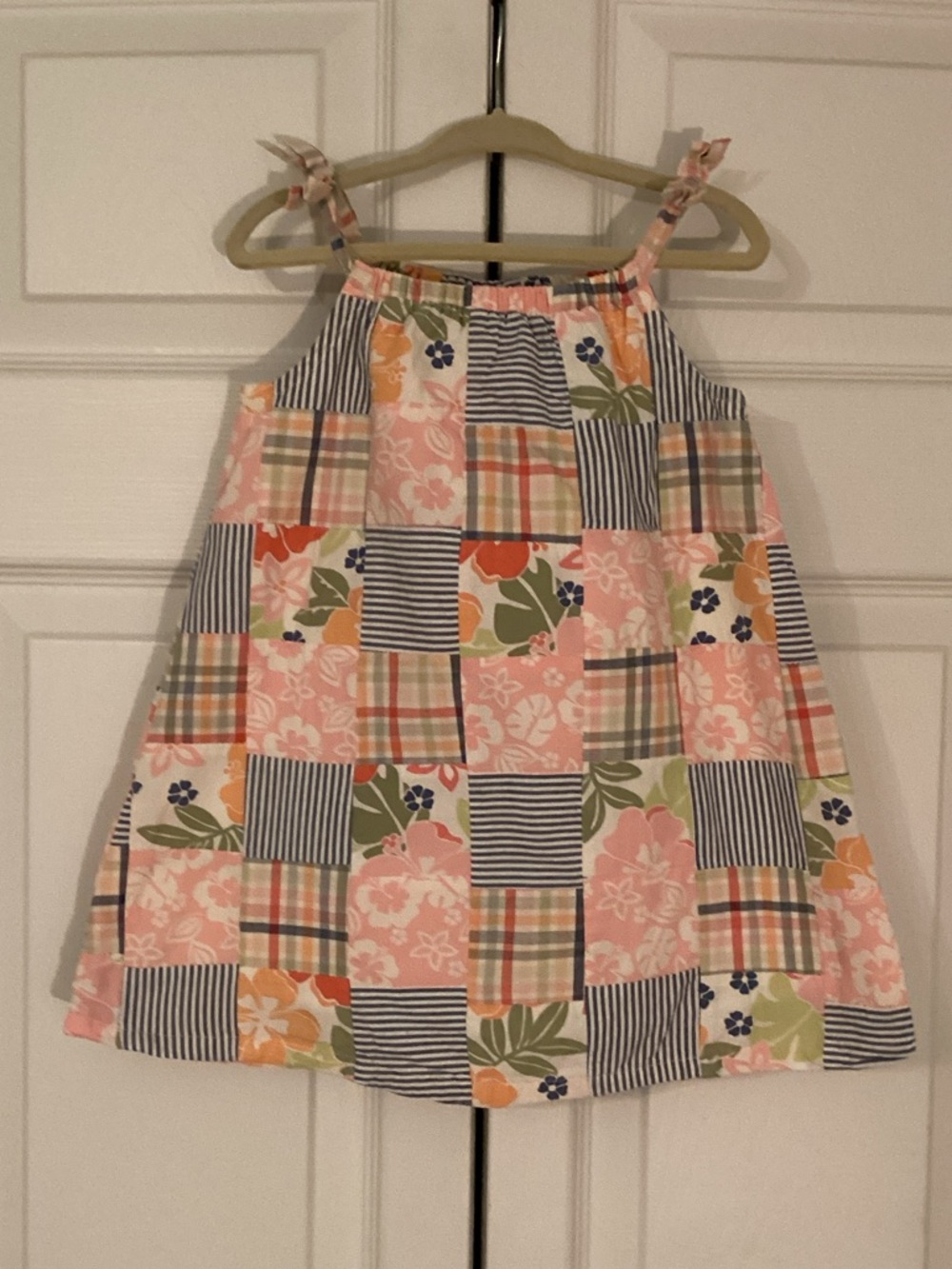 Gymboree Pink Multi-Color Patchwork Floral Sundress Size 18-24 Months